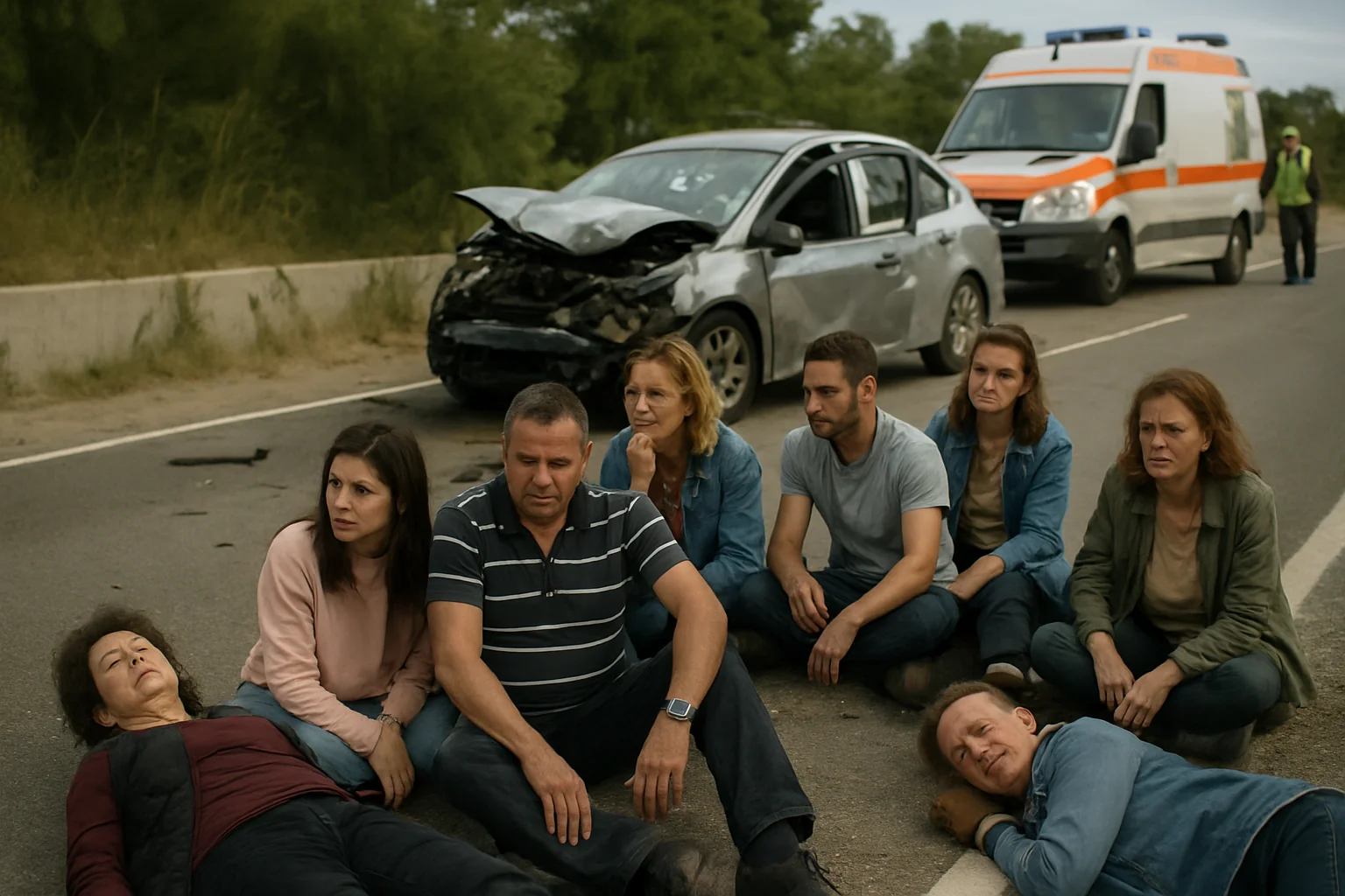 Accident rutier în Antalya: 13 turiști, 6 români răniți