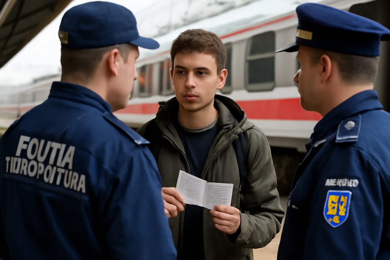 Acțiune a Poliției Transporturi la Arad: tânăr de 21 de ani cercetat pentru folosirea unui carnet de elev la tren
