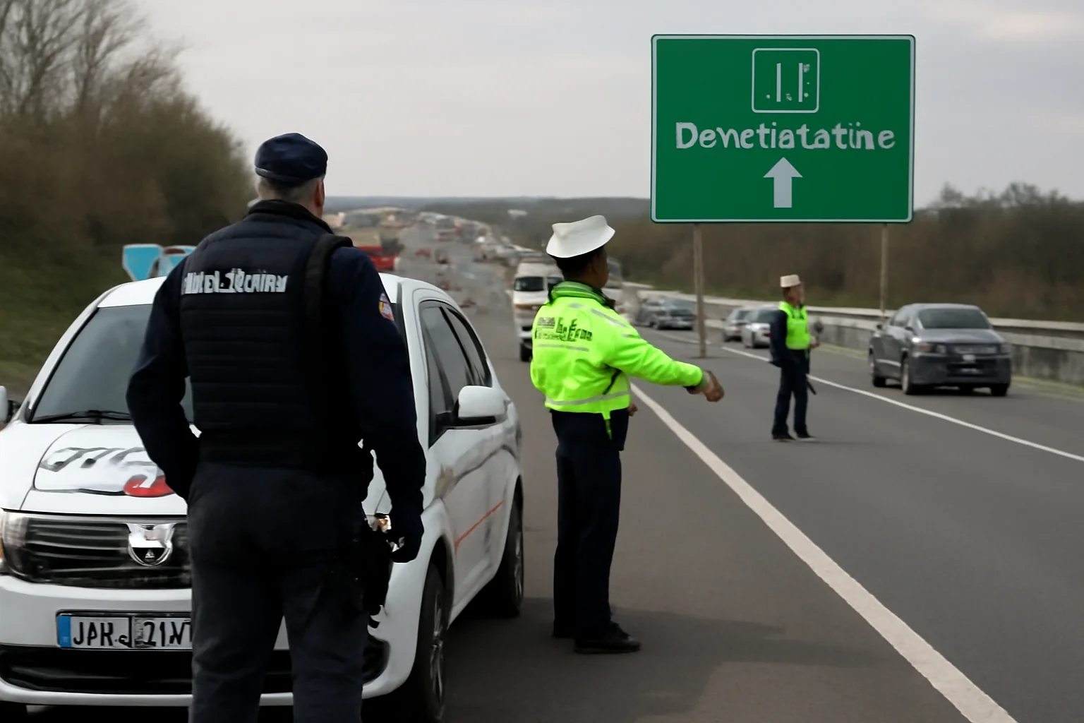 Acțiune cu efective mărite pe Autostrada A1 Deva–Nădlac, inclusiv pe tronsonul din Arad