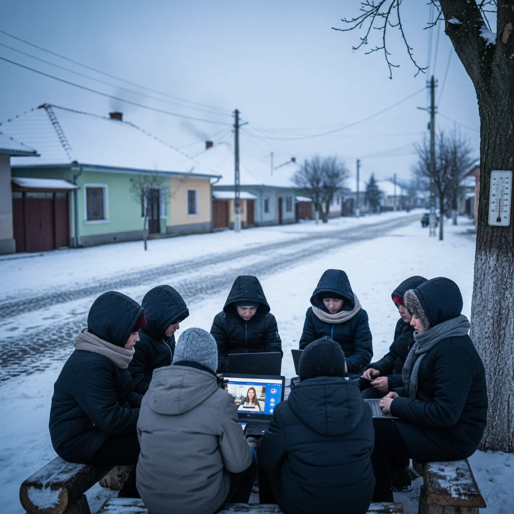 Aproximativ 1.000 de elevi din Lipova trec la cursuri online din cauza frigului. Situația este monitorizată la nivelul județului Arad