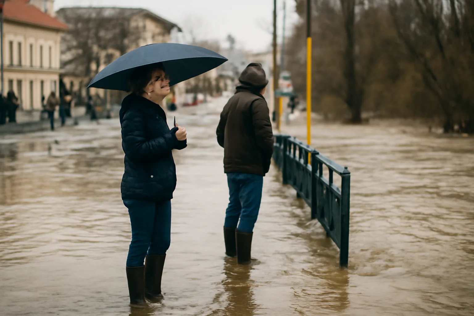 Avertizare de viituri în Arad: județul, sub cod galben hidrologic