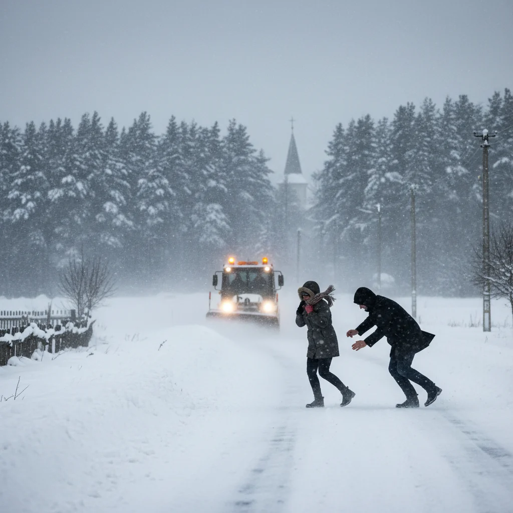 Avertizare meteo pentru Arad: vânt puternic și ninsori slabe la final de decembrie