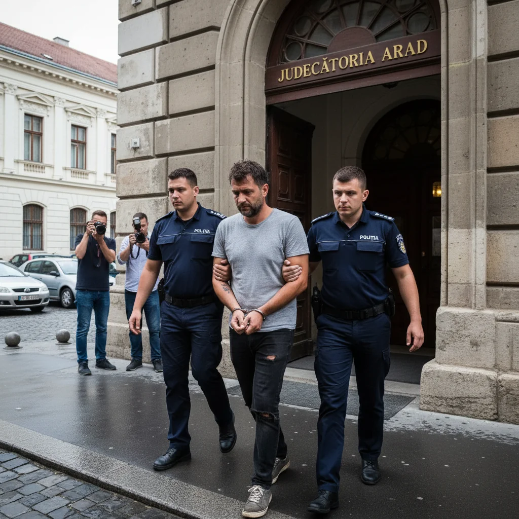Bărbat de 67 de ani din Arad, trimis în judecată pentru loviri și tulburarea ordinii publice