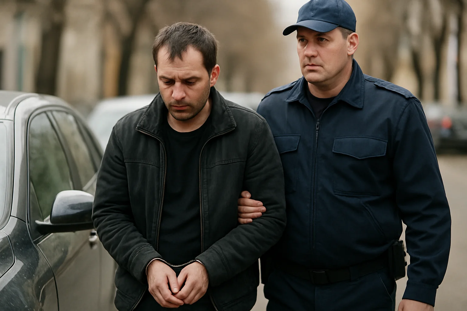Bărbat reținut pentru distrugerea oglinzilor auto