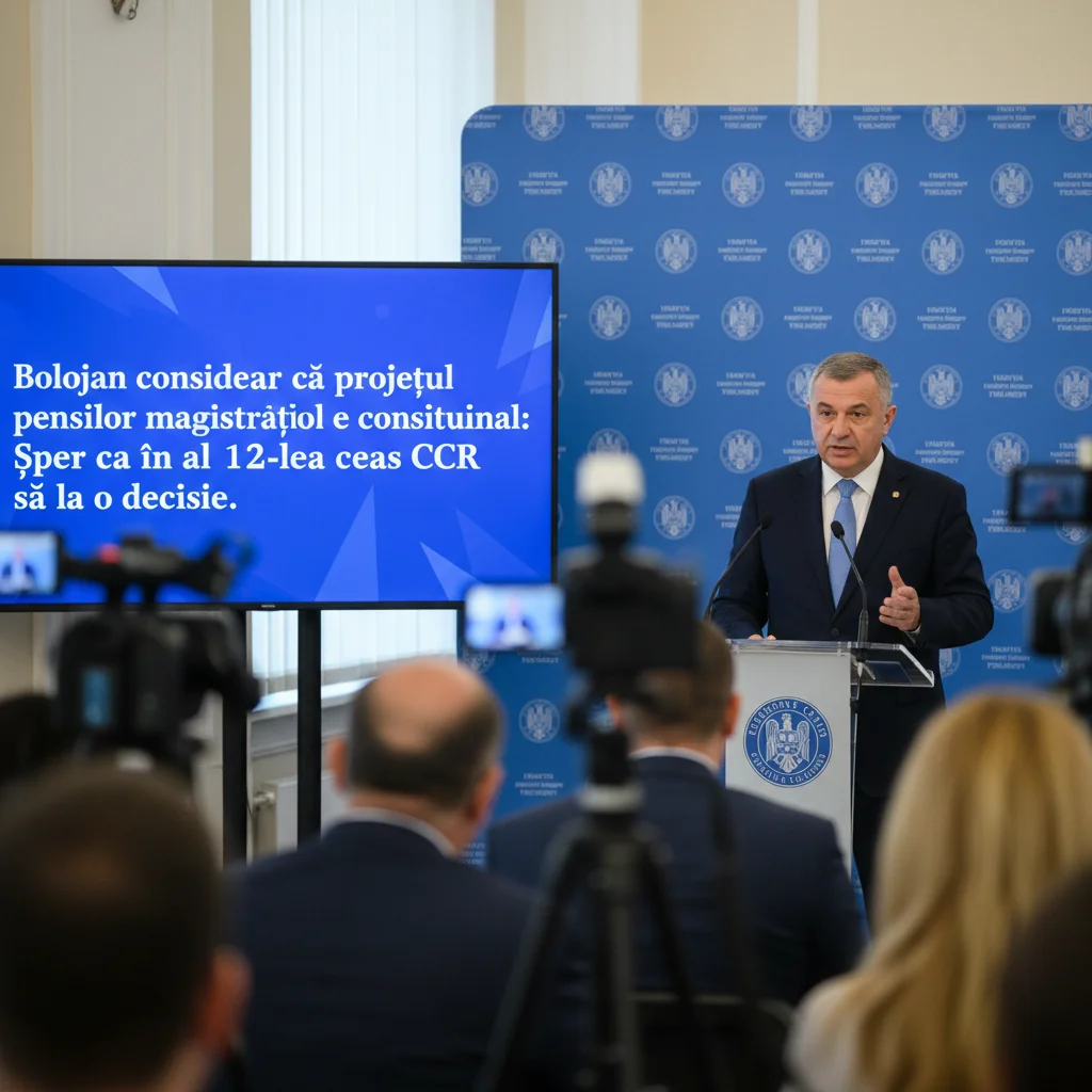Bolojan susține constituționalitatea pensiilor speciale pentru magistrați și cere CCR să decidă în al doisprezecelea ceas