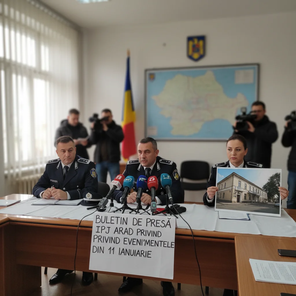 Buletinul IPJ Arad din 11 ianuarie: intervenții și controale în județ