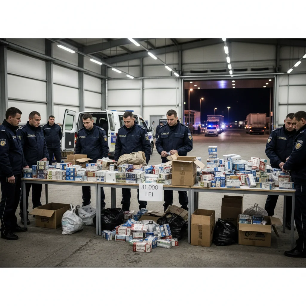 Campanie anti-contrafaceri în piața din Beliu