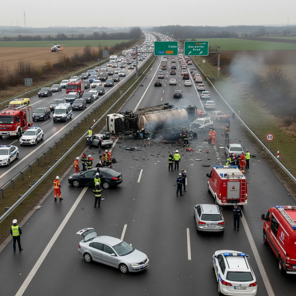 Cod portocaliu în Arad: tirurile peste 7,5 tone, oprite doar pe drumurile județene