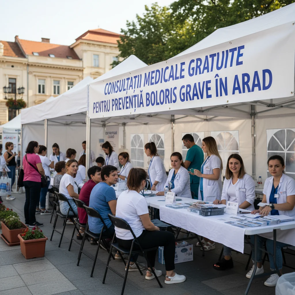 Consultații medicale gratuite pentru prevenția bolilor grave, disponibile în județul Arad