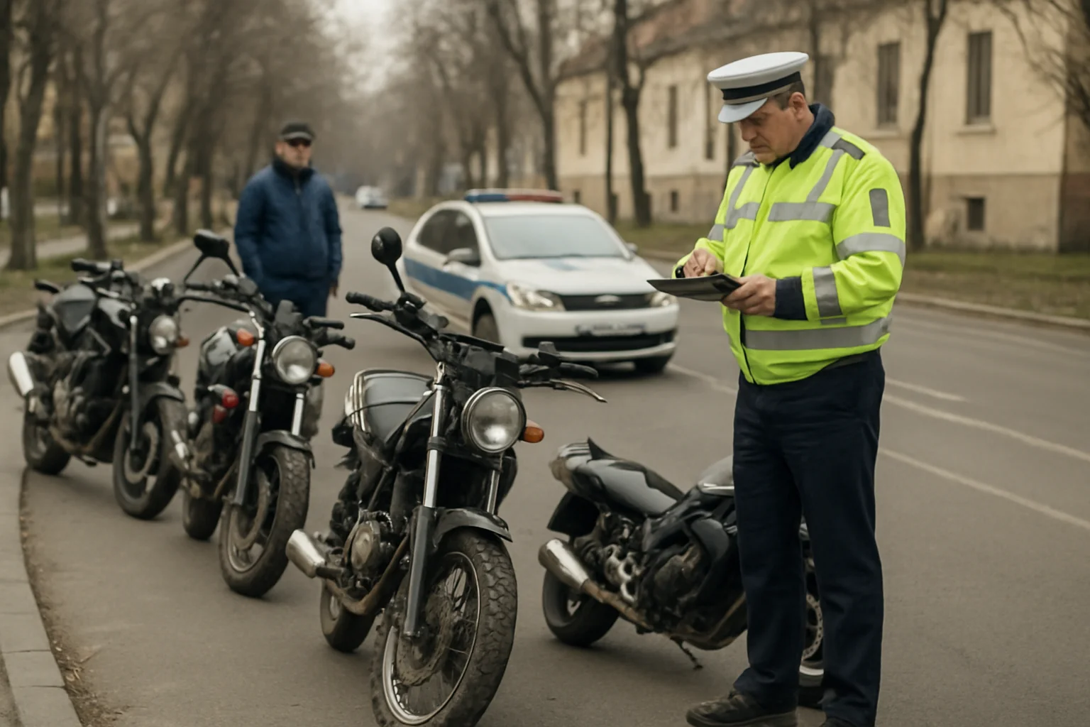 Controale RAR și Poliție: Patru motociclete scoase din trafic în Arad