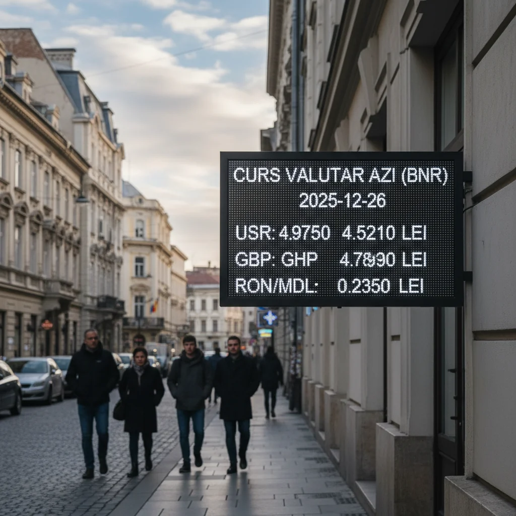 Curs valutar azi (BNR) – 2025-12-26