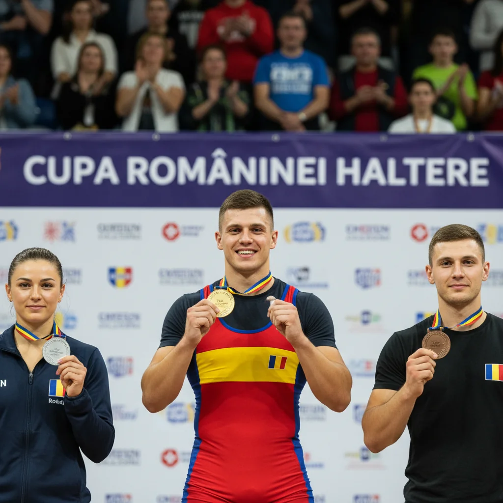Două bronzuri și o argint la întrecerea națională de haltere