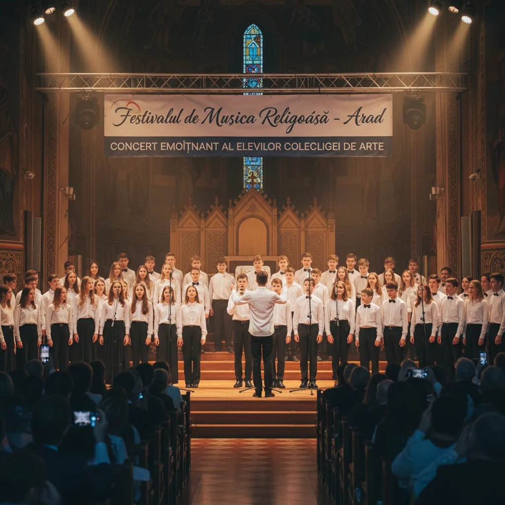 Festivalul de Muzică Religioasă a început la Arad cu elevi