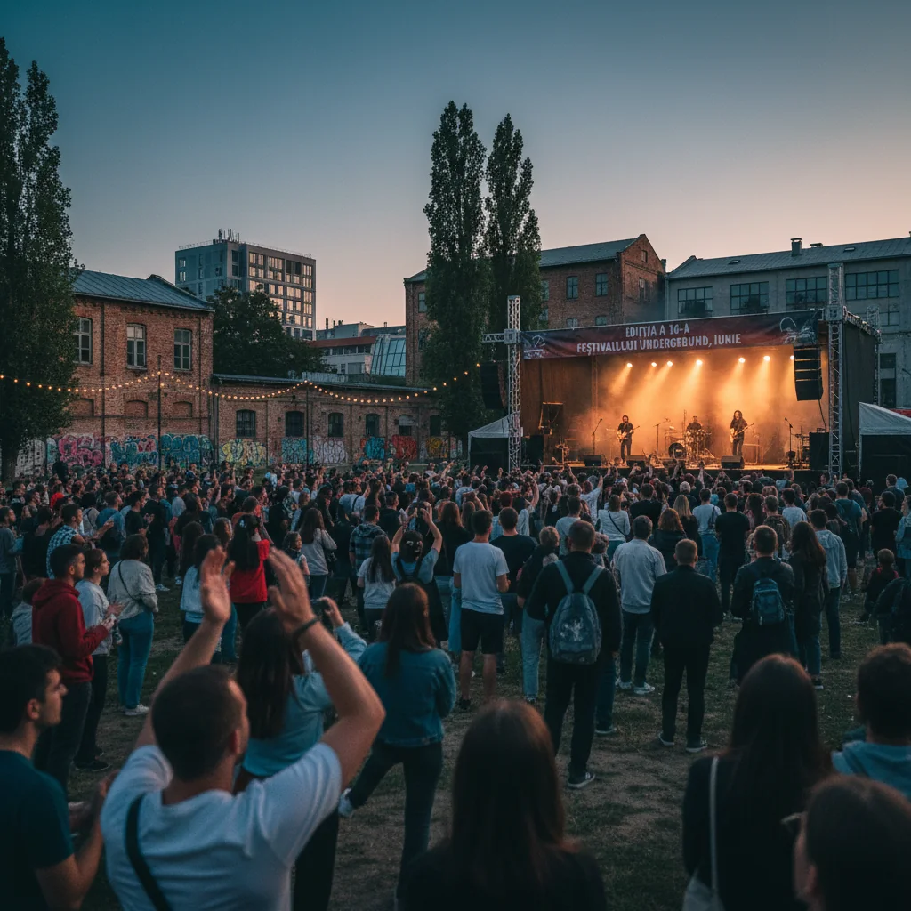 Festivalul Underground ajunge la a XVI-a ediție în luna iunie