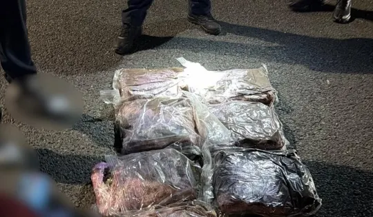 Flagrant la frontieră: pasager cu peste 7 kg de canabis, reținut la Arad