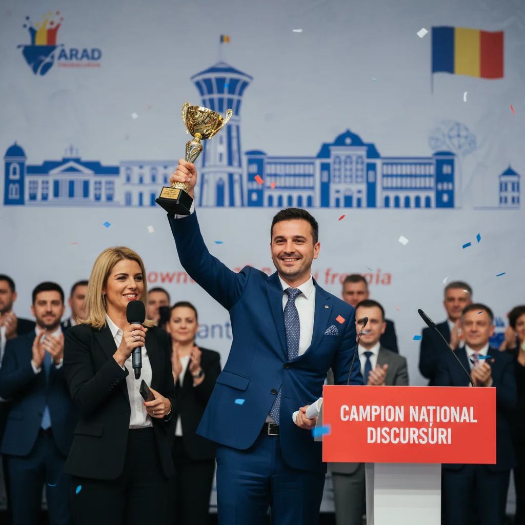 Italianul din Arad, campion național la discursuri impresionante