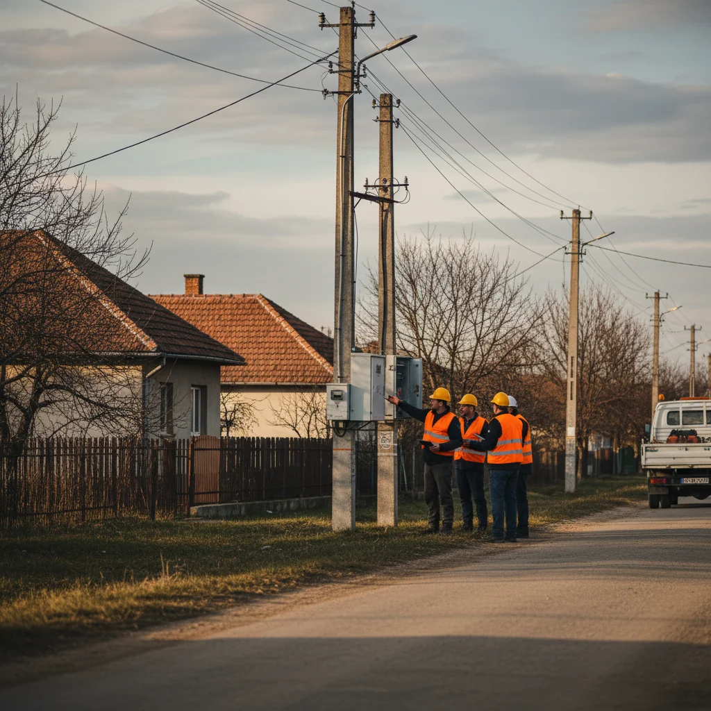 Lucrări la rețea și întrerupere programată de energie electrică la Nădab, județul Arad