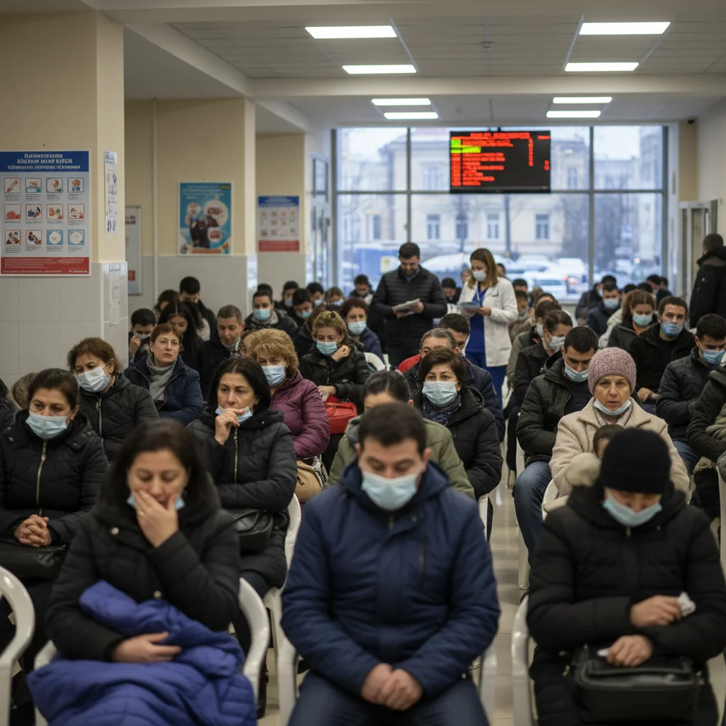 Mii de locuitori din Arad suferă de gripă, pneumonie și infecții respiratorii virale