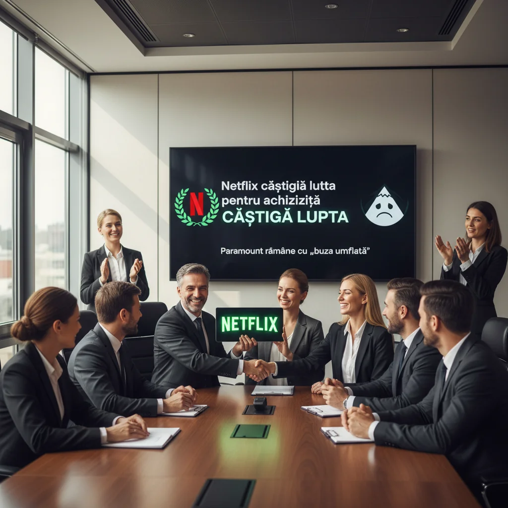 Netflix câștigă achiziția Warner Bros., în timp ce Paramount rămâne în urmă