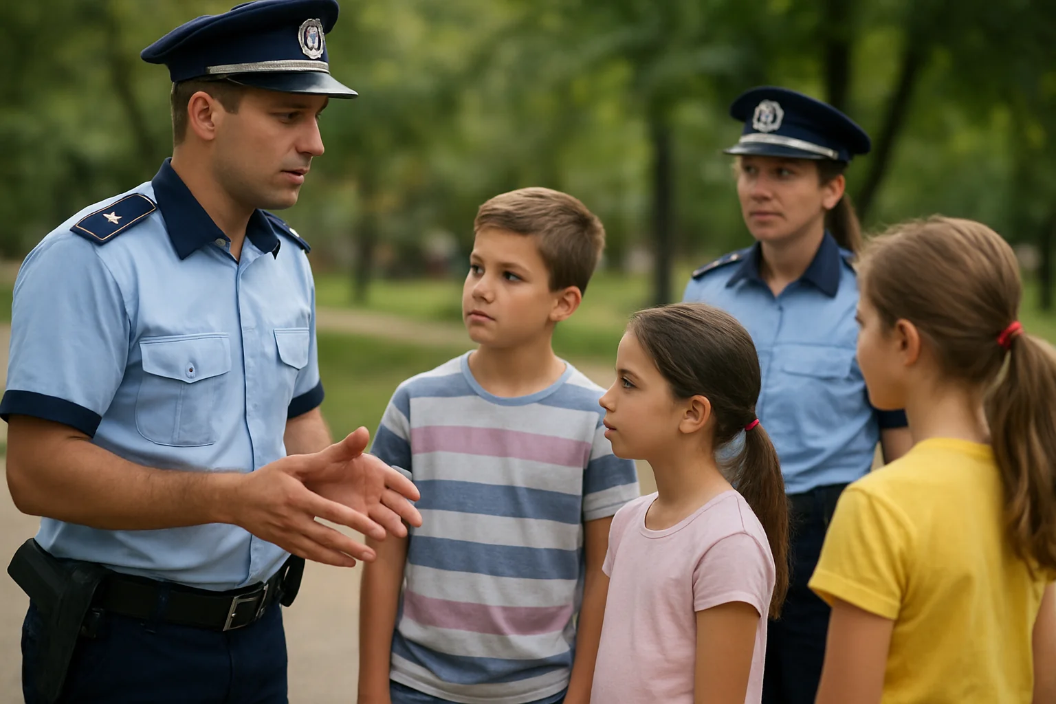 Poliția Arad educă preșcolarii pentru o vacanță sigură