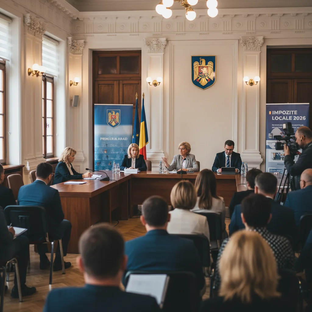 Primăria Arad detaliază regulile pentru noile impozite locale din 2026