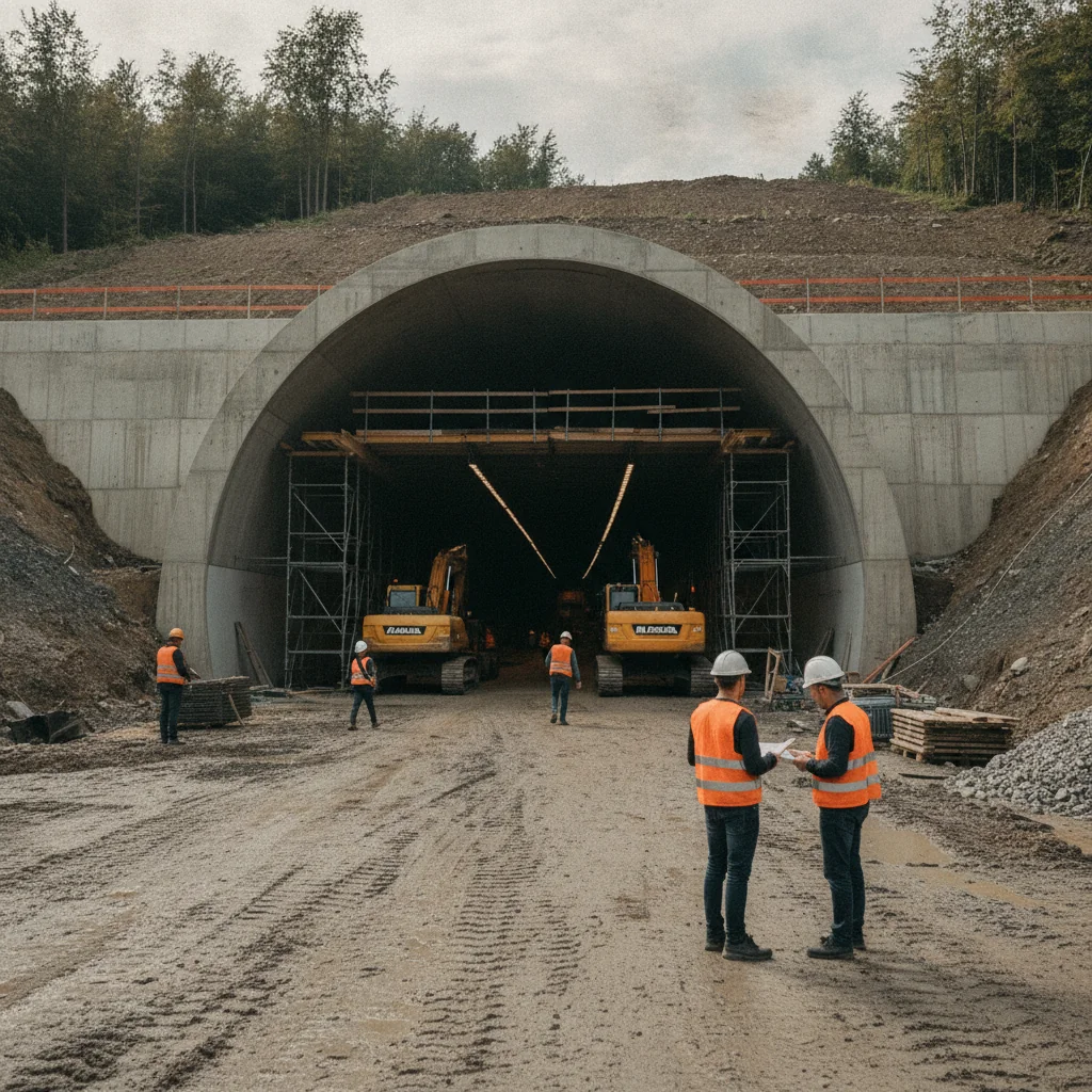 Progres la tunelurile A1 Margina-Holdea: Peste 90% finalizat