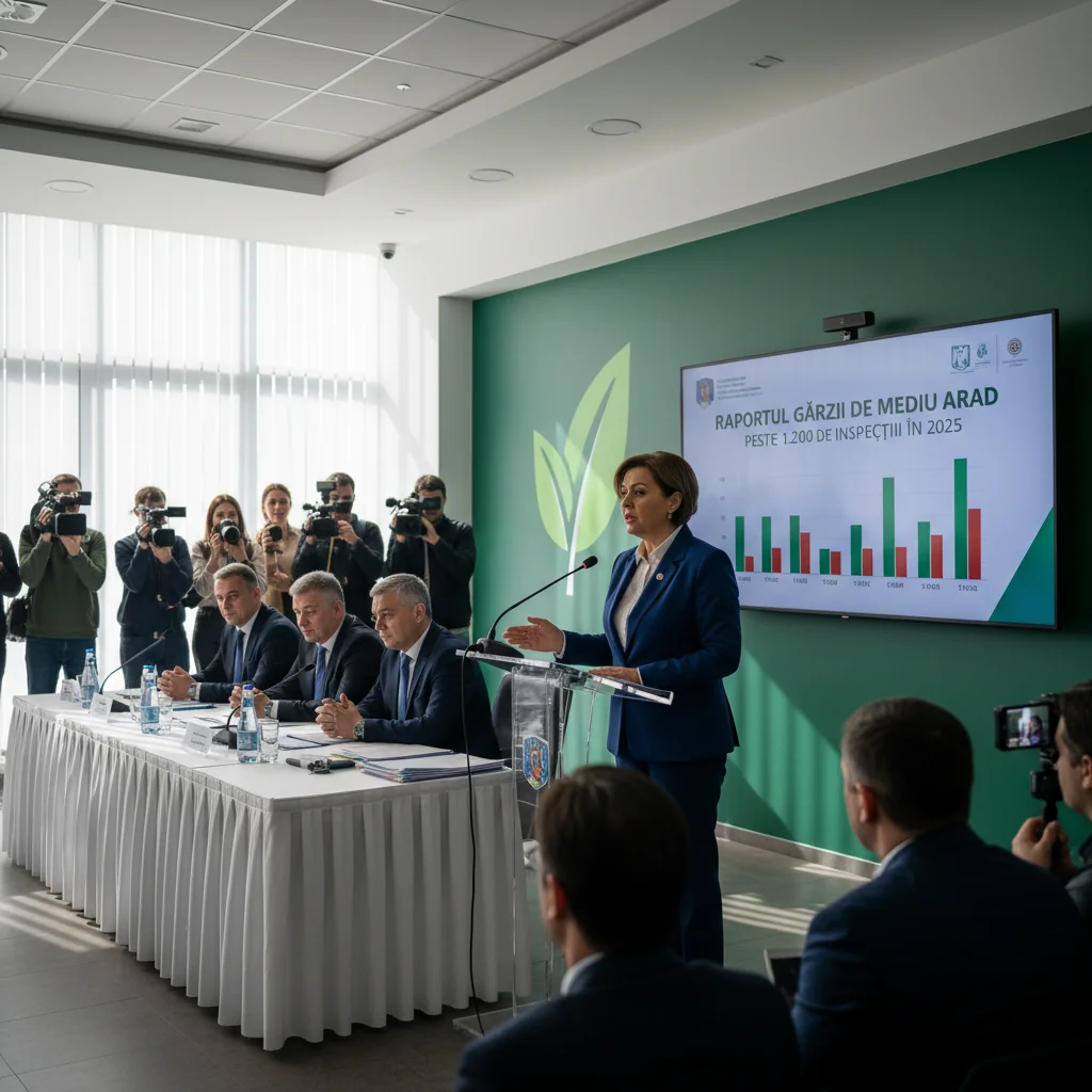 Raportul Gărzii de Mediu Arad pe 2025: peste 1.200 de controale în județ