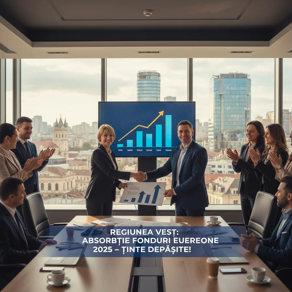 Regiunea Vest depășește țintele de absorbție a fondurilor UE pentru 2025, anunț al ADR Vest cu impact și în Arad