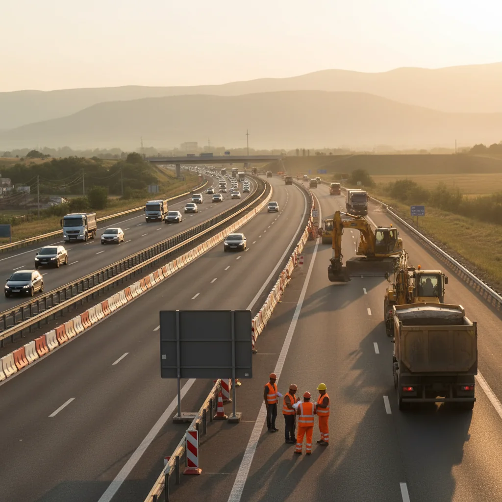 Restricții temporare de trafic pe drumurile naționale din vest și pe A1, anunțate pentru județul Arad