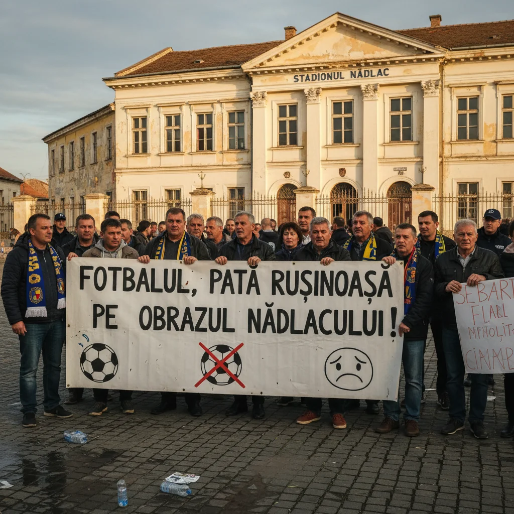 Rușinea fotbalului local pătează imaginea orașului Nădlac