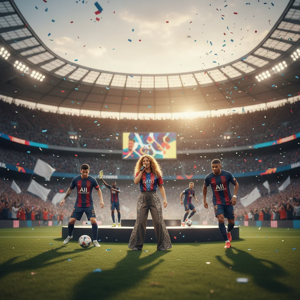 Shakira lansează imnul Cupei Mondiale FIFA 2026 cu staruri
