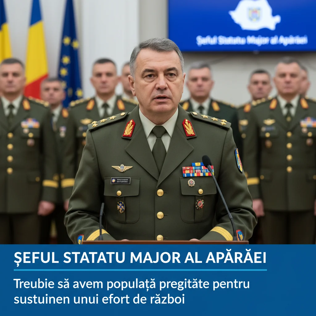 societatea trebuie instruită să sprijine un posibil efort militar
