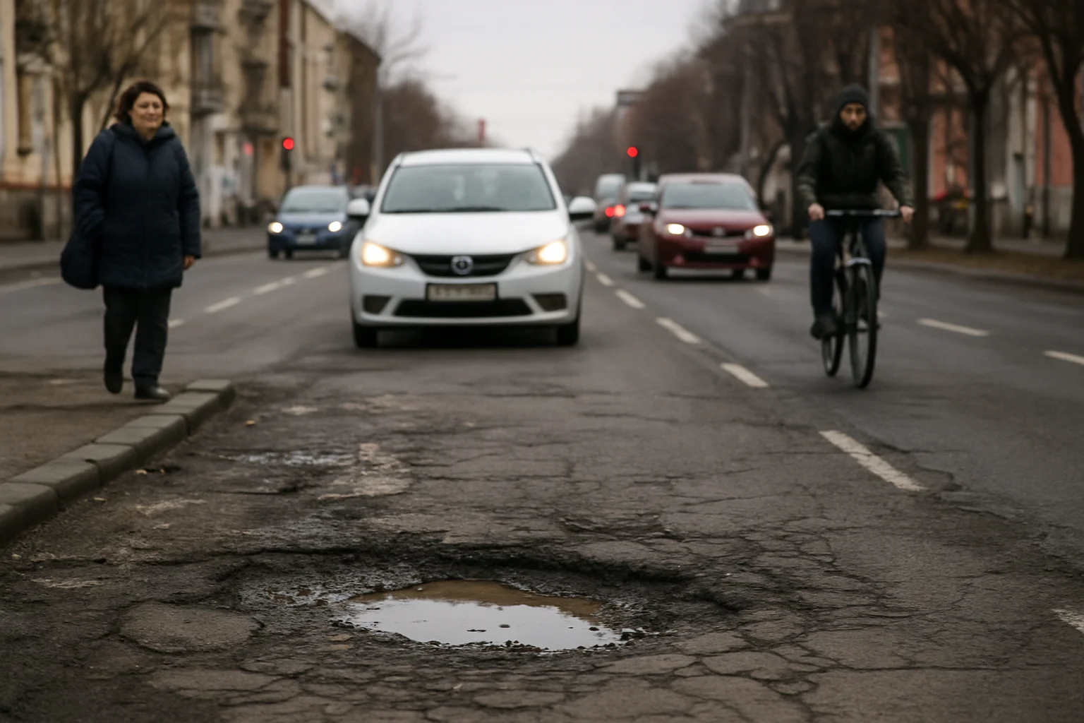 Starea infrastructurii rutiere și provocările traficului în Arad la început de 2026