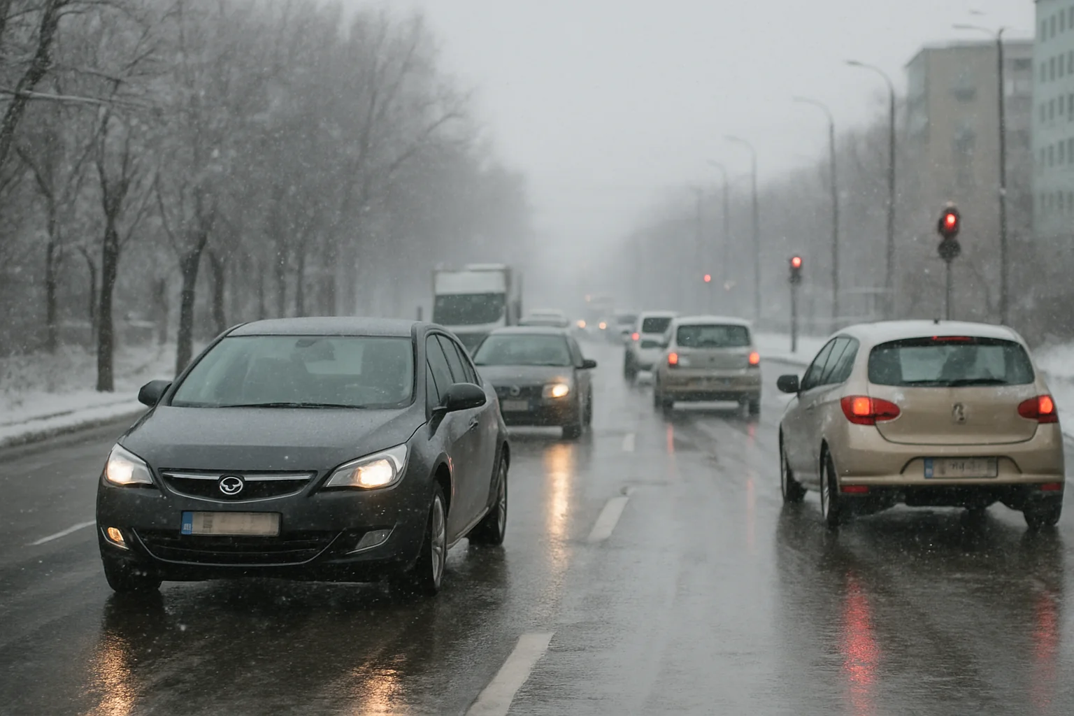 Starea traficului și condițiile meteo în Arad – 12 februarie 2026