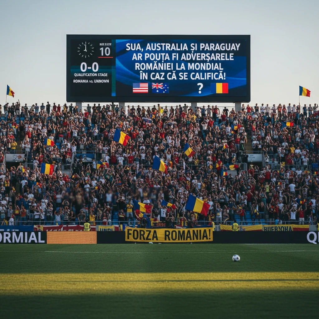 SUA, Australia și Paraguay, potențiali adversari ai României la Mondial în caz de calificare