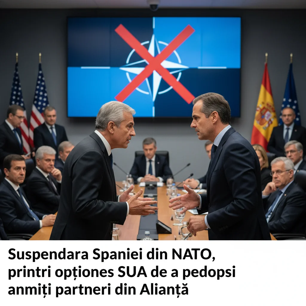 Suspendarea Spaniei din NATO, o opțiune pentru SUA de pedepsire