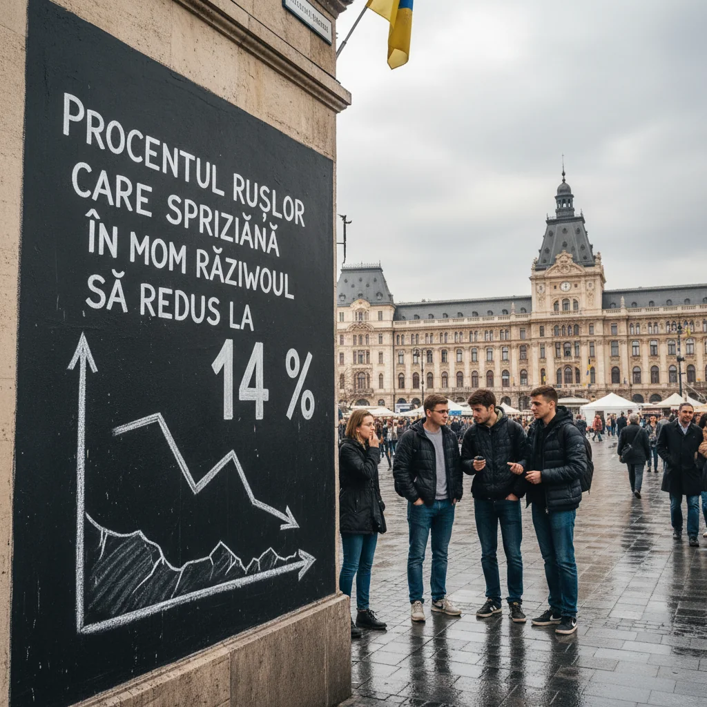 Susținerea categorică a rușilor pentru război a coborât la doar 14%