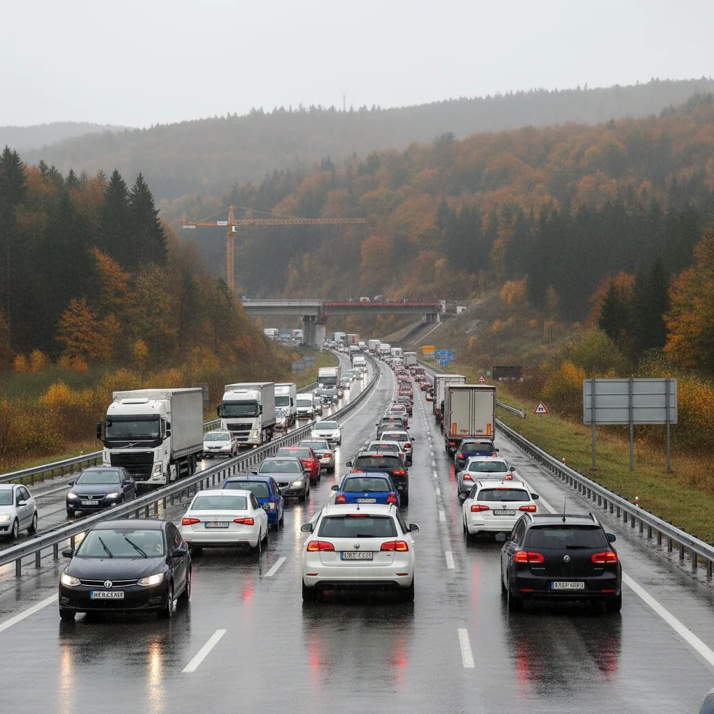 Trafic îngreunat pe A1 în zona Holdea: impact pentru șoferii din Arad pe breteaua spre DN 68A