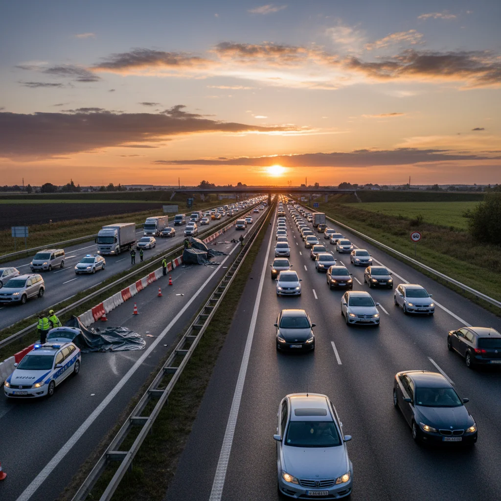Trafic restricționat pe autostrada spre Nădlac până luni seara