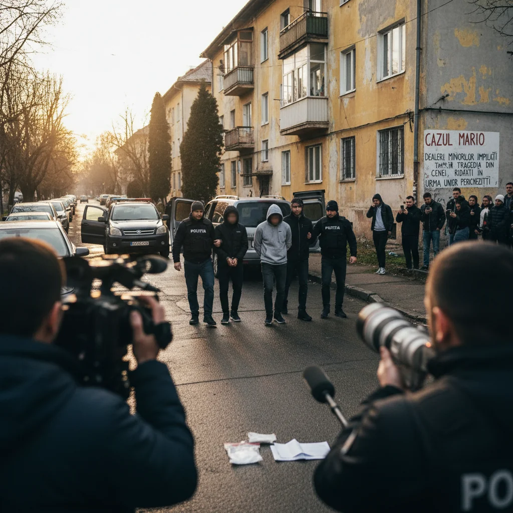 traficanți de droguri pentru minori săltați după descinderile poliției