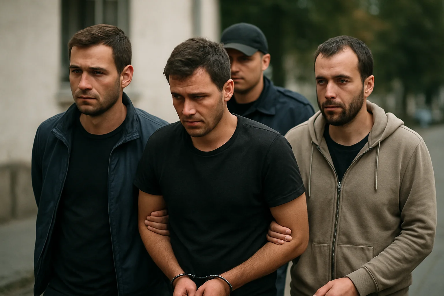 Trei bărbați reținuți după violențe în municipiu