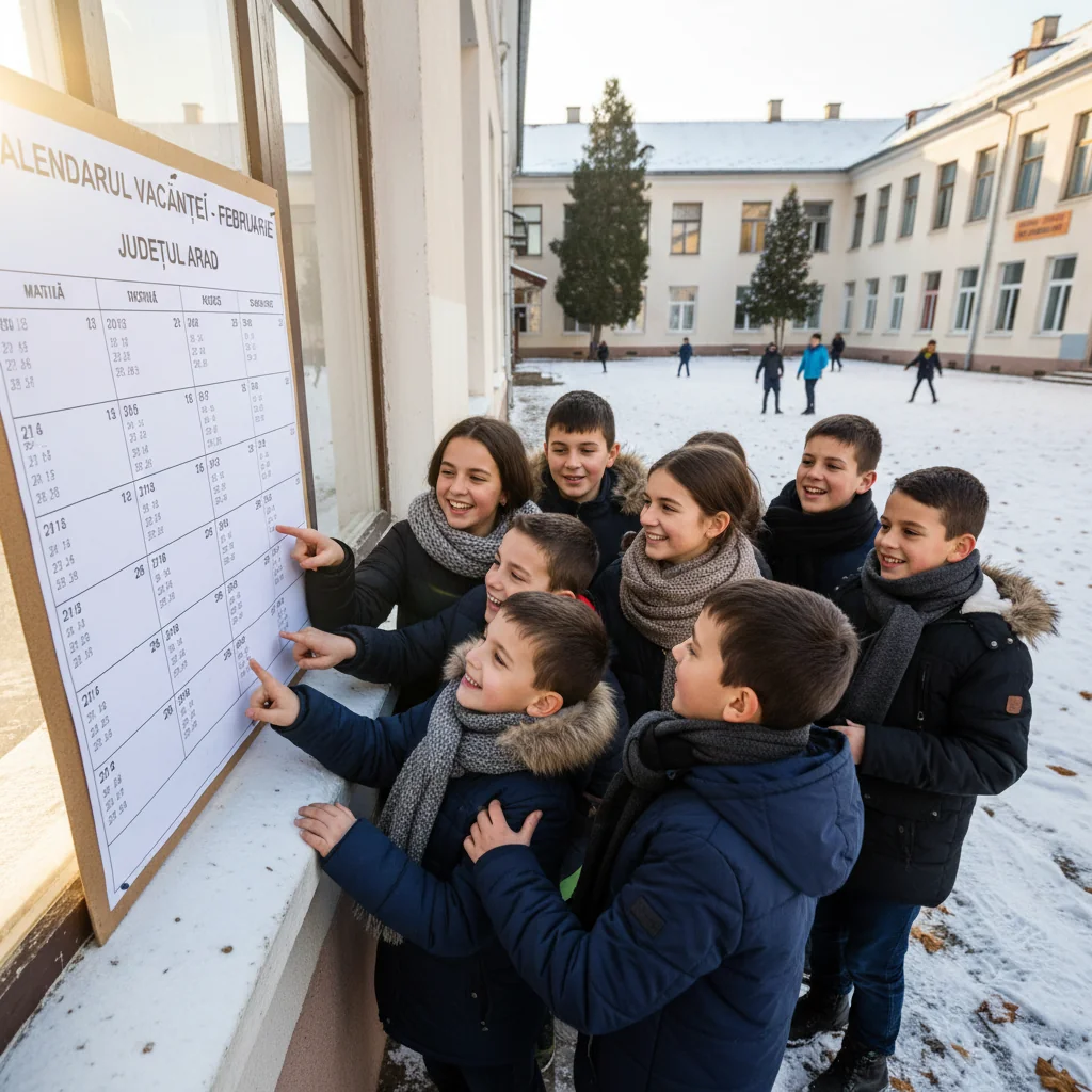 Vacanța de februarie pentru elevii din Arad începe mai târziu decât în alte județe
