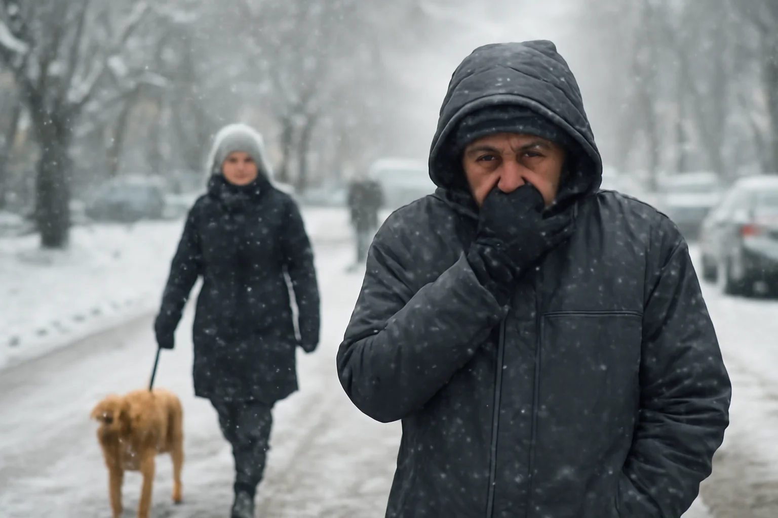 Vreme de iarnă la Arad pe 2 februarie: temperaturi scăzute și ninsori slabe