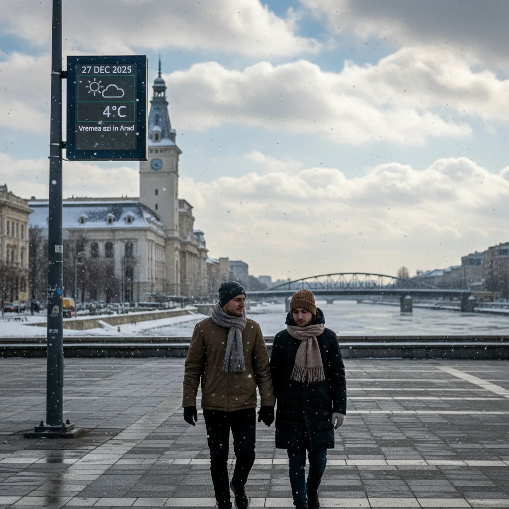Vremea azi în Arad – 27 decembrie 2025